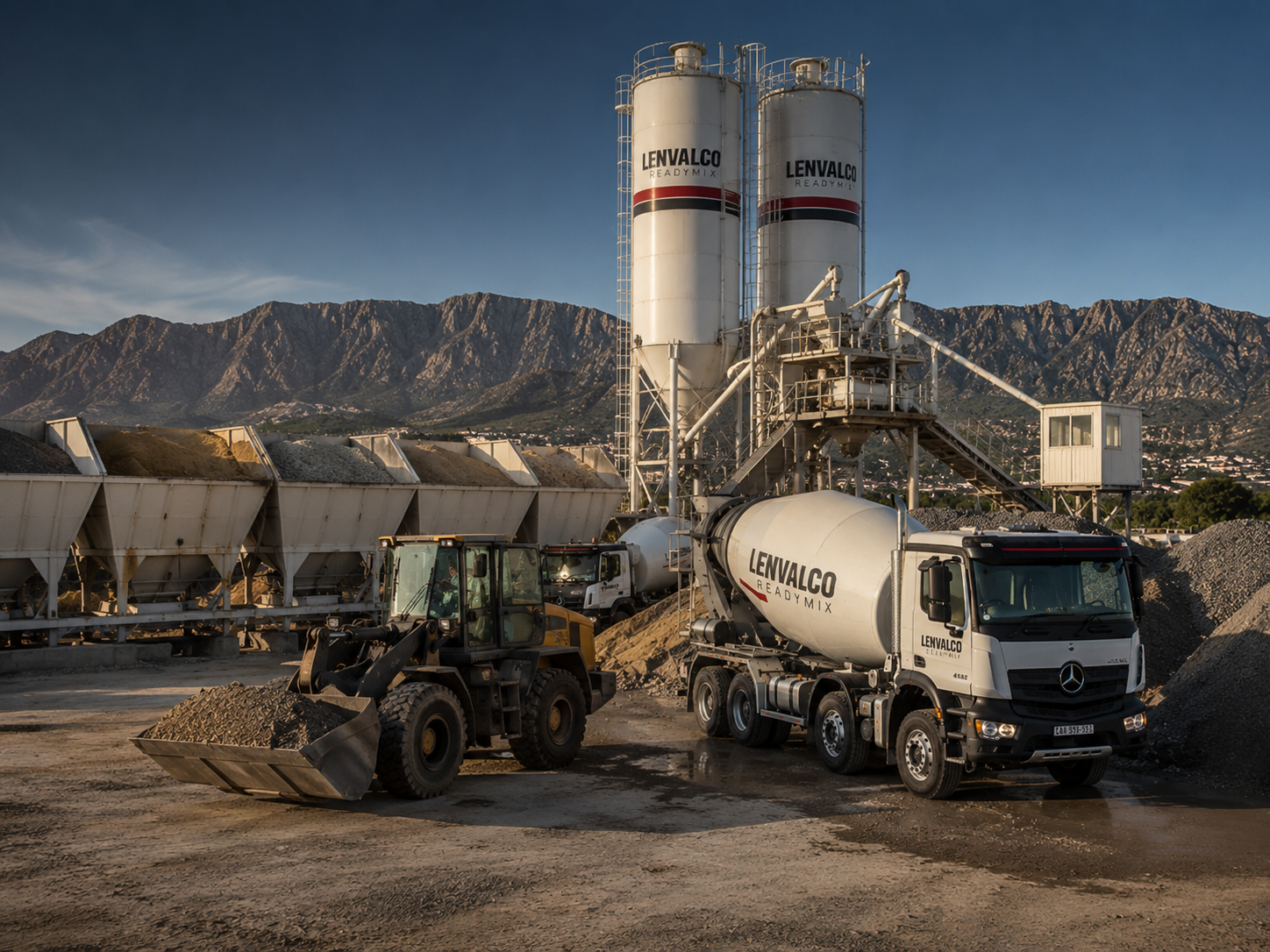 Lenvalco batching plant and operations in Hermanus